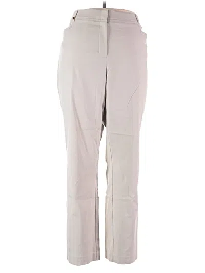 Pre-owned Jm Collection Dress Pants In Gray