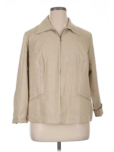 Pre-owned Jm Collection Jacket In Tan