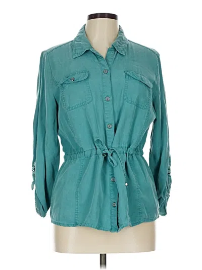 Pre-owned Jm Collection Jacket In Teal