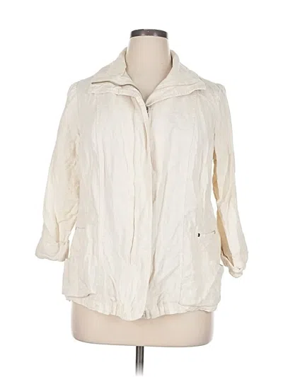 Pre-owned Jm Collection Jacket In White
