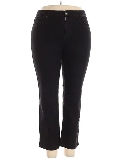 Pre-owned Jm Collection Jeggings In Black