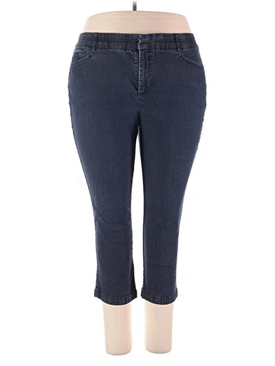 Pre-owned Jm Collection Jeggings In Blue