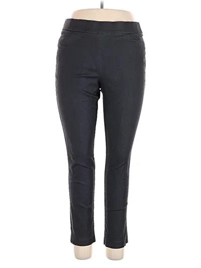 Pre-owned Jm Collection Jeggings In Gray