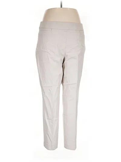 Pre-owned Jm Collection Khaki Pant In Gray