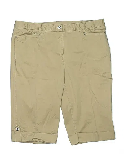 Pre-owned Jm Collection Khaki Shorts In Brown
