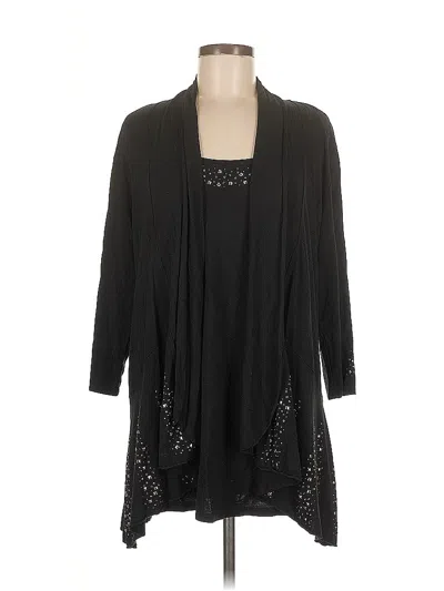 Pre-owned Jm Collection Kimono In Black