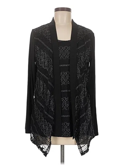 Pre-owned Jm Collection Kimono In Black