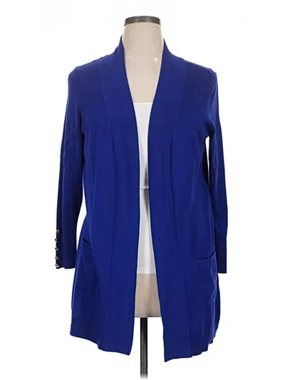 Pre-owned Jm Collection Kimono In Blue