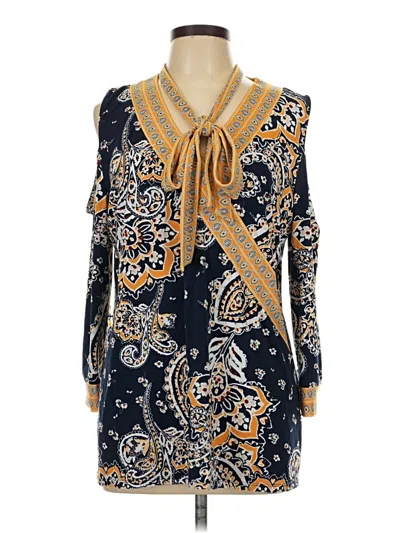 Pre-owned Jm Collection Kimono In Blue