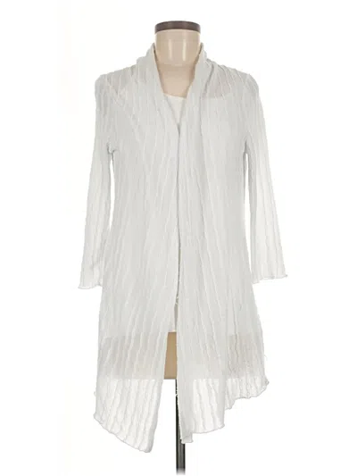 Pre-owned Jm Collection Kimono In Ivory