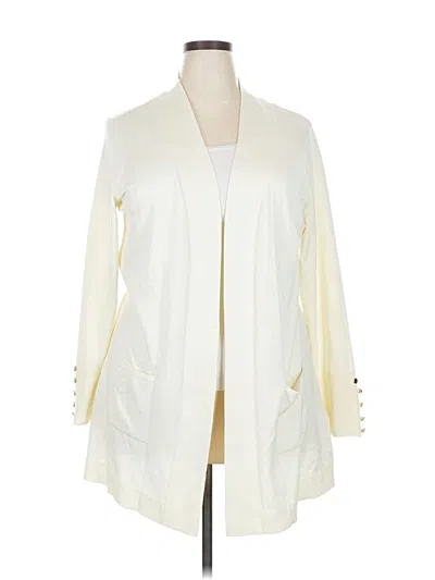 Pre-owned Jm Collection Kimono In White