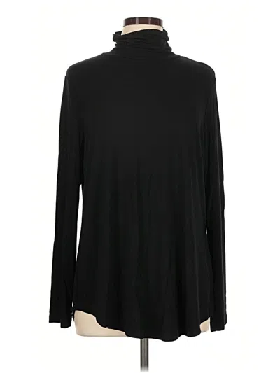 Pre-owned Jm Collection Long Sleeve Turtleneck In Black