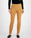 Jm Collection Petite Studded-rivet Straight-leg Pants, Petite & Petite Short, Created For Macy's In Canyon Trail