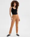 Jm Collection Women's Tummy-control Cambridge Slim-leg Pull-on Pants, Exclusively At Macy's In Cashew Nut
