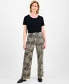 Jm Collection Petite Knit Pants, Exclusively At Macy's In Coffee Cake