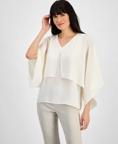 Jm Collection Petite Poncho Top, Exclusively At Macy's In Neo Natural