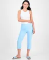 Jm Collection Petite Rivet-detail Capri Pants, Created For Macy's