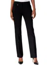 Jm Collection Petite Curvy Straight Leg Pants, Petite & Petite Short, Created For Macy's In Black