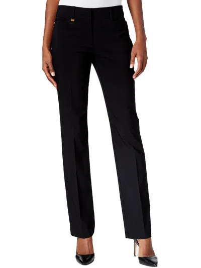 Jm Collection Petite Curvy Straight Leg Pants, Petite & Petite Short, Created For Macy's In Deep Black