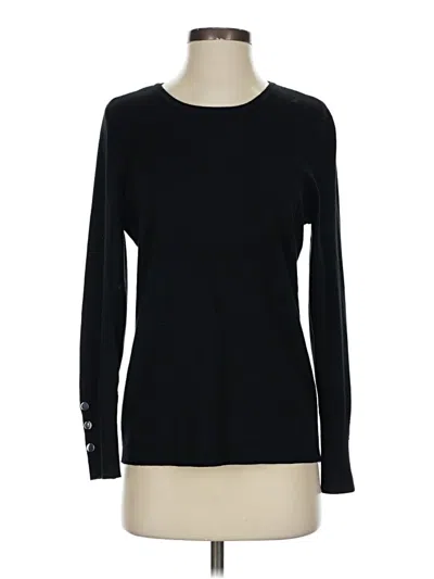 Pre-owned Jm Collection Pullover Sweater In Black