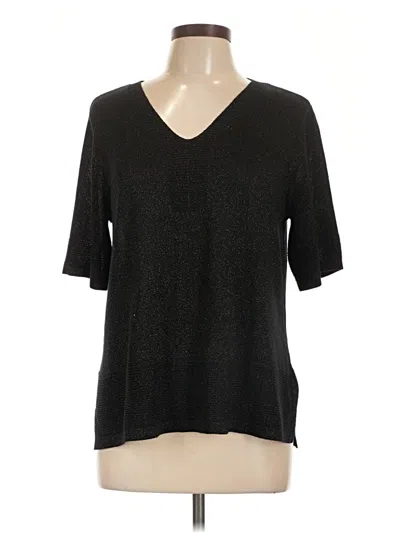 Pre-owned Jm Collection Pullover Sweater In Black