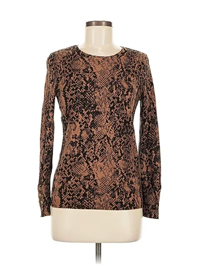 Pre-owned Jm Collection Pullover Sweater In Brown