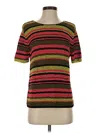 Jm Collection Pullover Sweater In Brown