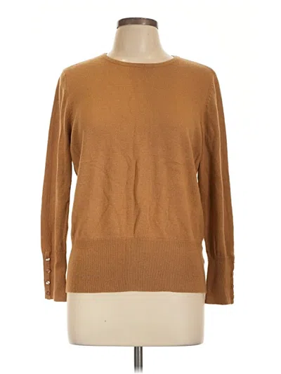 Pre-owned Jm Collection Pullover Sweater In Brown