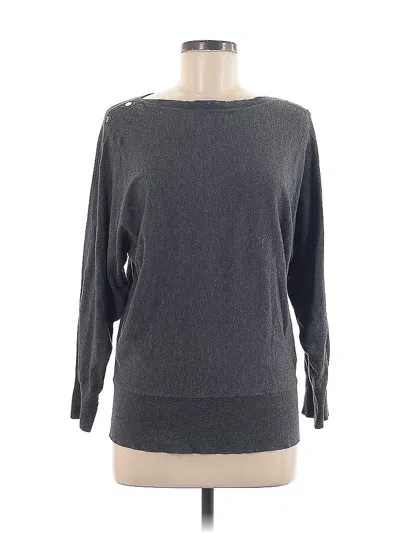 Pre-owned Jm Collection Pullover Sweater In Gray