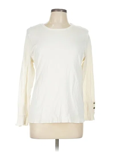 Pre-owned Jm Collection Pullover Sweater In Ivory