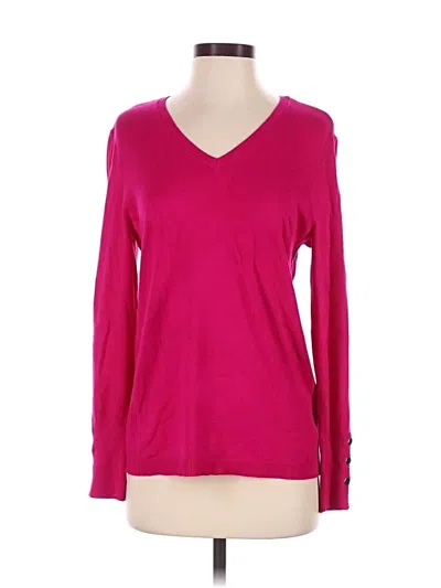 Pre-owned Jm Collection Pullover Sweater In Pink