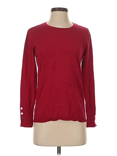 Pre-owned Jm Collection Pullover Sweater In Red