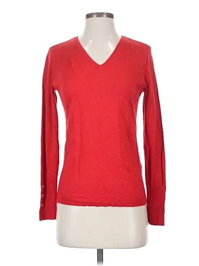 Pre-owned Jm Collection Pullover Sweater In Red