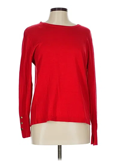 Pre-owned Jm Collection Pullover Sweater In Red