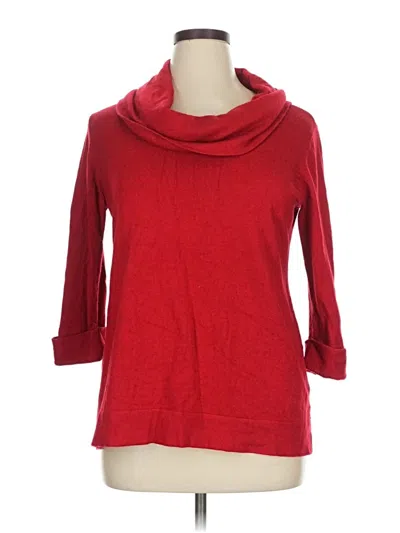Pre-owned Jm Collection Pullover Sweater In Red