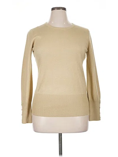 Pre-owned Jm Collection Pullover Sweater In Tan