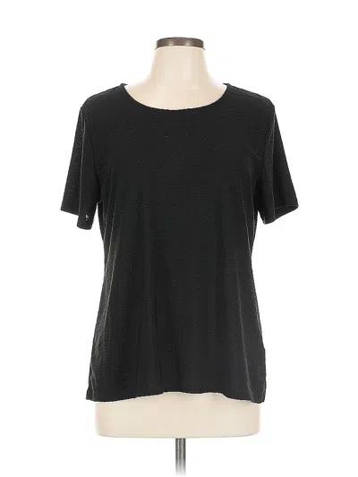 Pre-owned Jm Collection Short Sleeve T-shirt In Black