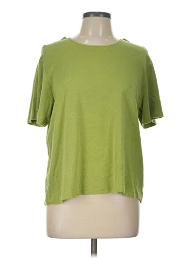 Pre-owned Jm Collection Short Sleeve T-shirt In Green