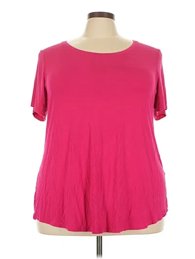 Pre-owned Jm Collection Short Sleeve T-shirt In Pink