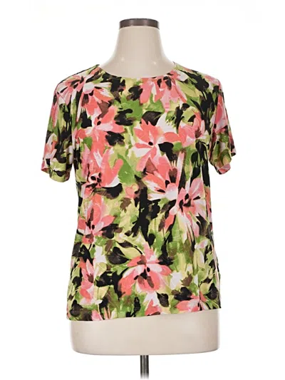 Pre-owned Jm Collection Short Sleeve T-shirt In Pink