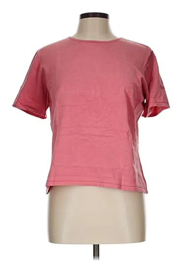 Pre-owned Jm Collection Short Sleeve T-shirt In Pink
