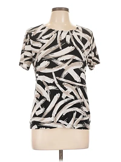 Pre-owned Jm Collection Short Sleeve T-shirt In White