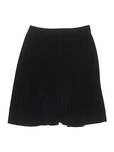 Pre-owned Jm Collection Skort In Black