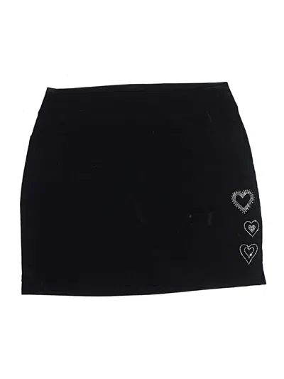 Pre-owned Jm Collection Skort In Black