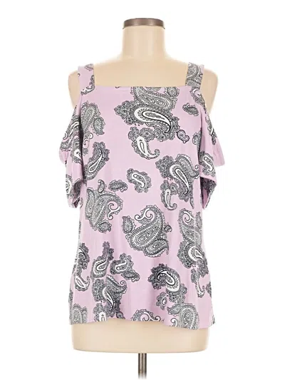 Pre-owned Jm Collection Sleeveless Blouse In Pink