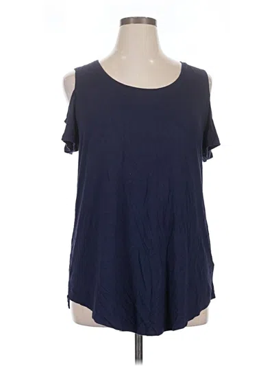 Pre-owned Jm Collection Sleeveless T-shirt In Blue