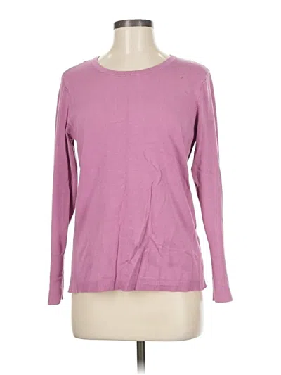 Pre-owned Jm Collection Sweatshirt In Purple