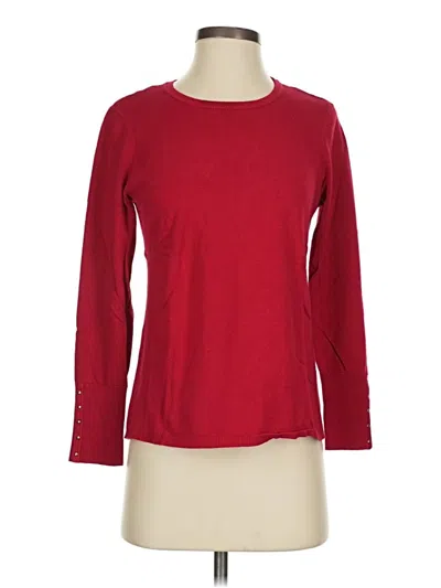 Pre-owned Jm Collection Sweatshirt In Red