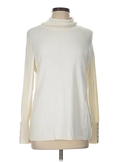 Pre-owned Jm Collection Turtleneck Sweater In Ivory