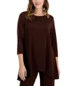 JM COLLECTION WOMEN'S 3/4-SLEEVE KNIT TOP, REGULAR & PETITE, CREATED FOR MACY'S